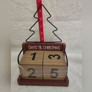 Christmas Countdown Block Set Brand New, Add Your Own Touch Decorating The Tree